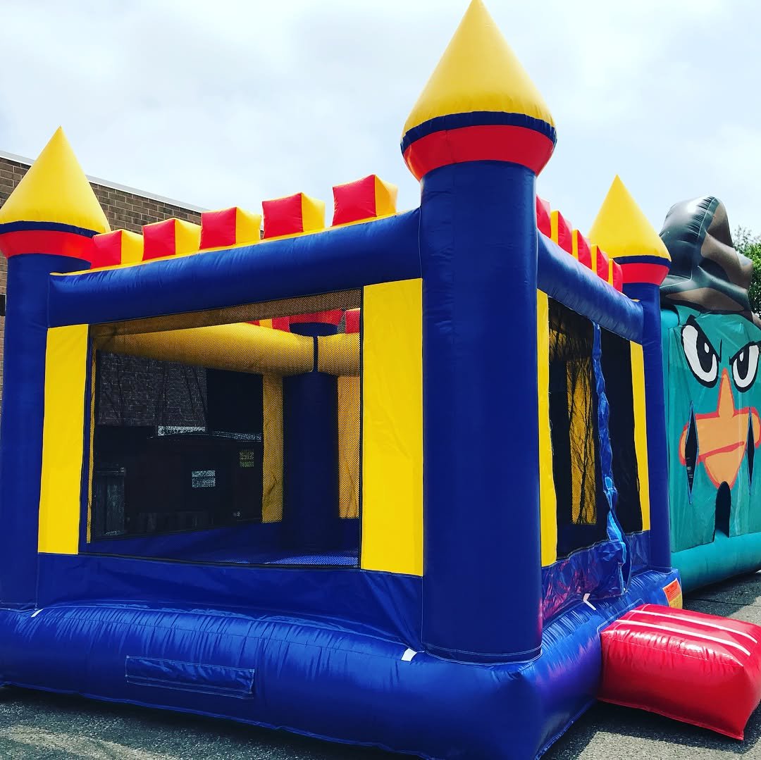 Magic Blue Castle Bounce House