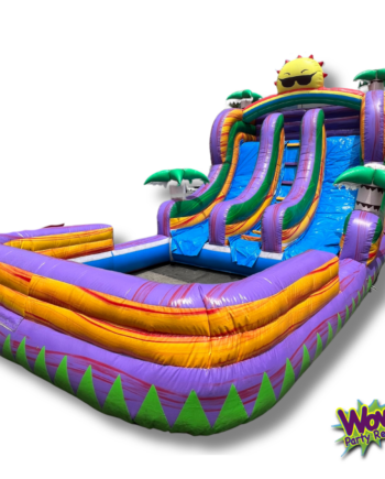 Sunset Two Lane Paradise Water Slide